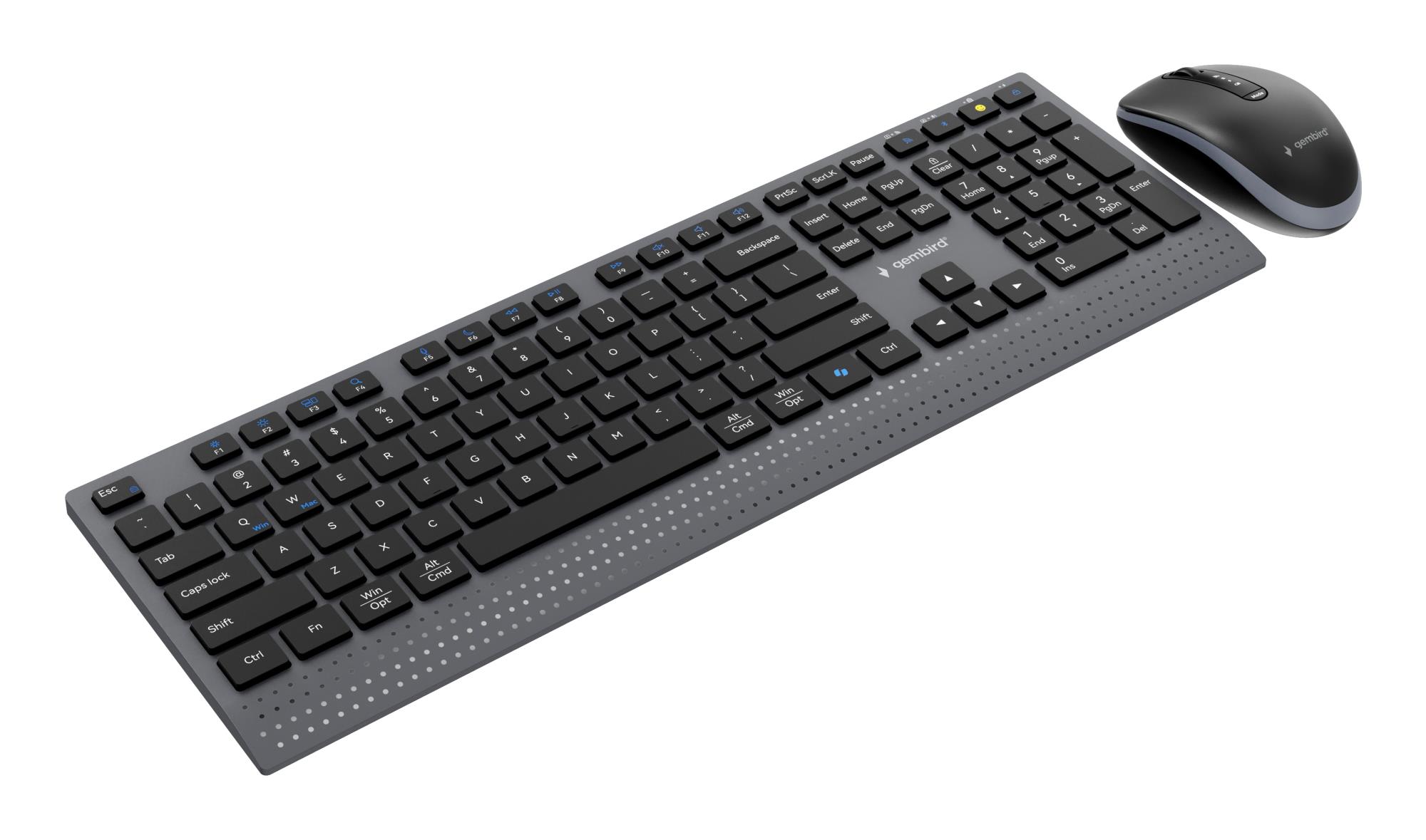 KEYBOARD +MOUSE WRL ENG/BK KBS-WPS-02 GEMBIRD - Image 6