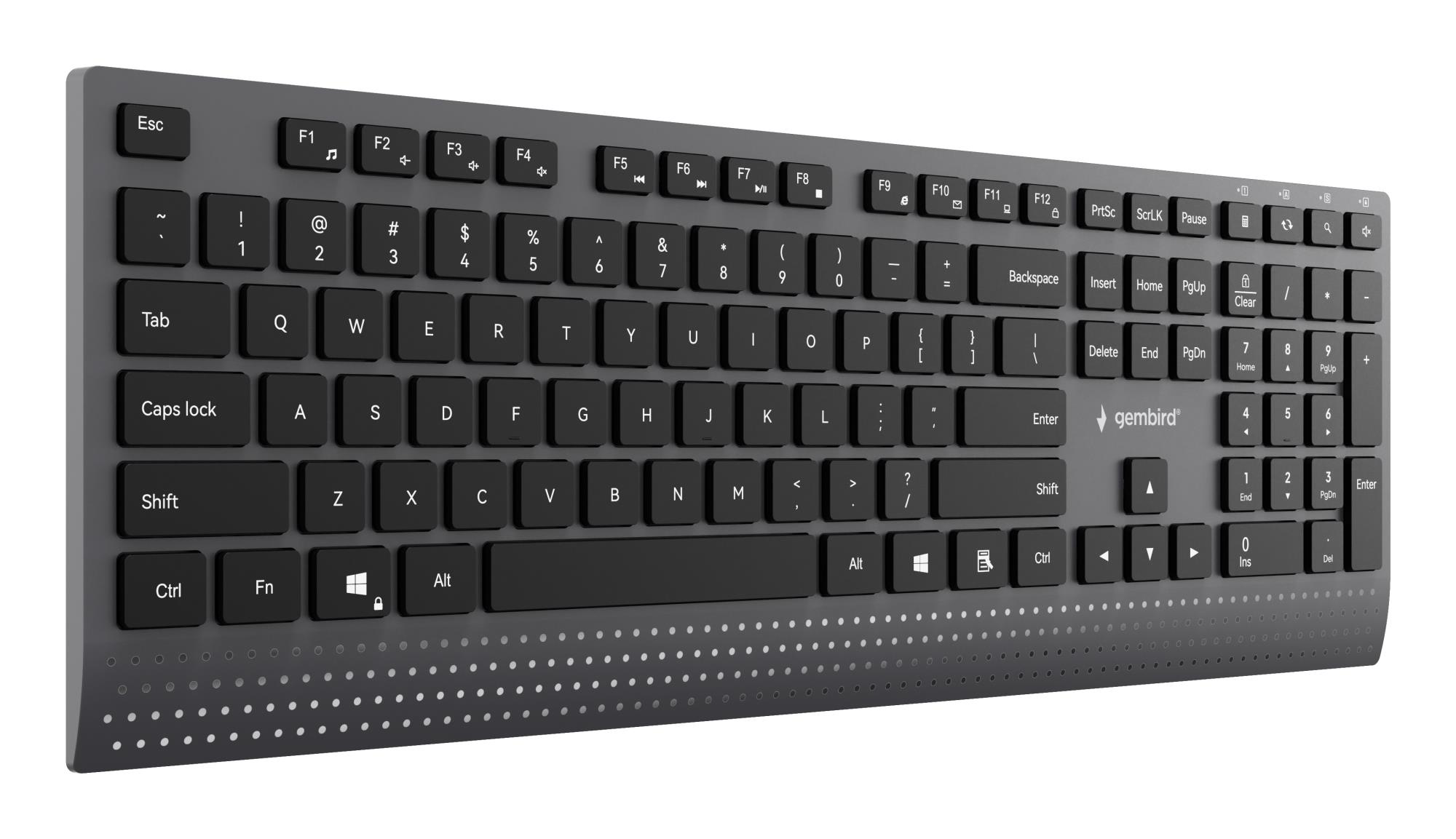 KEYBOARD MULTIMEDIA USB ENG/BLACK KB-MCH-06 GEMBIRD - Image 5