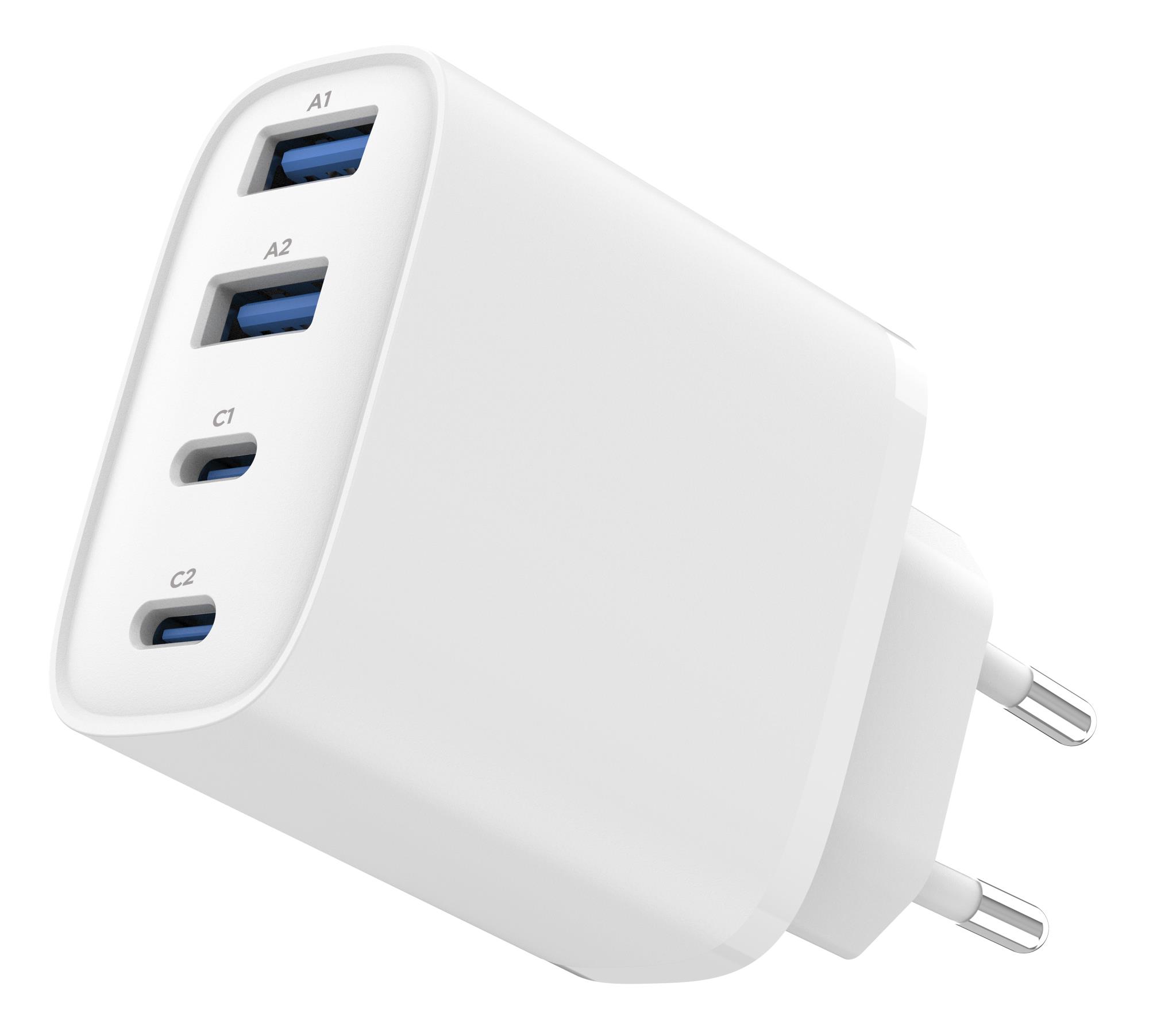 CHARGER USB UNIVERSAL 4P 40W/TA-UC-2A2C-PD40-01-W GEMBIRD - Image 4