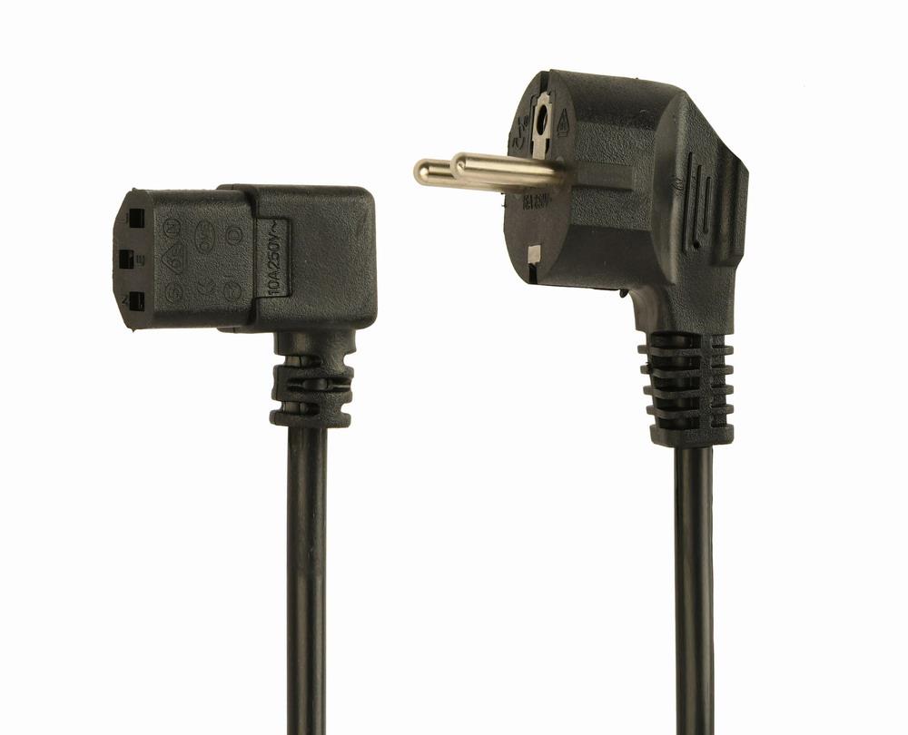 CABLE POWER ANGLED VDE 1.5M/PC-186A-VDE1B-1.5M GEMBIRD - Image 2