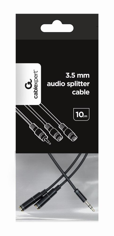 CABLE AUDIO SPLITTER 3.5MM/10CM WHT CCA-415-0.1M GEMBIRD - Image 4