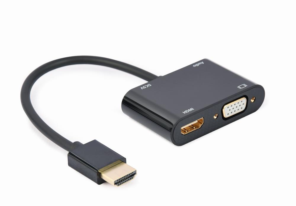 I/O ADAPTER HDMI TO HDMI/VGA/A-HDMIM-HDMIFVGAF-01 GEMBIRD - Image 7