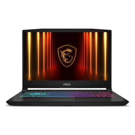 Notebook MSI CPU Intel® CoreT i7 i7-14650HX 15.6 " 1920 x 1080 pixels RAM 16 GB DDR5-SDRAM SSD 512 GB Discrete graphics NVIDIA GeForce RTX 5060 8 GB On-board graphics Yes Numeric keypad Yes OS installed Windows 11 Home Colour Black Weight 2.4 kg 5600 MHz KATANA15HXB14WFK-610NL