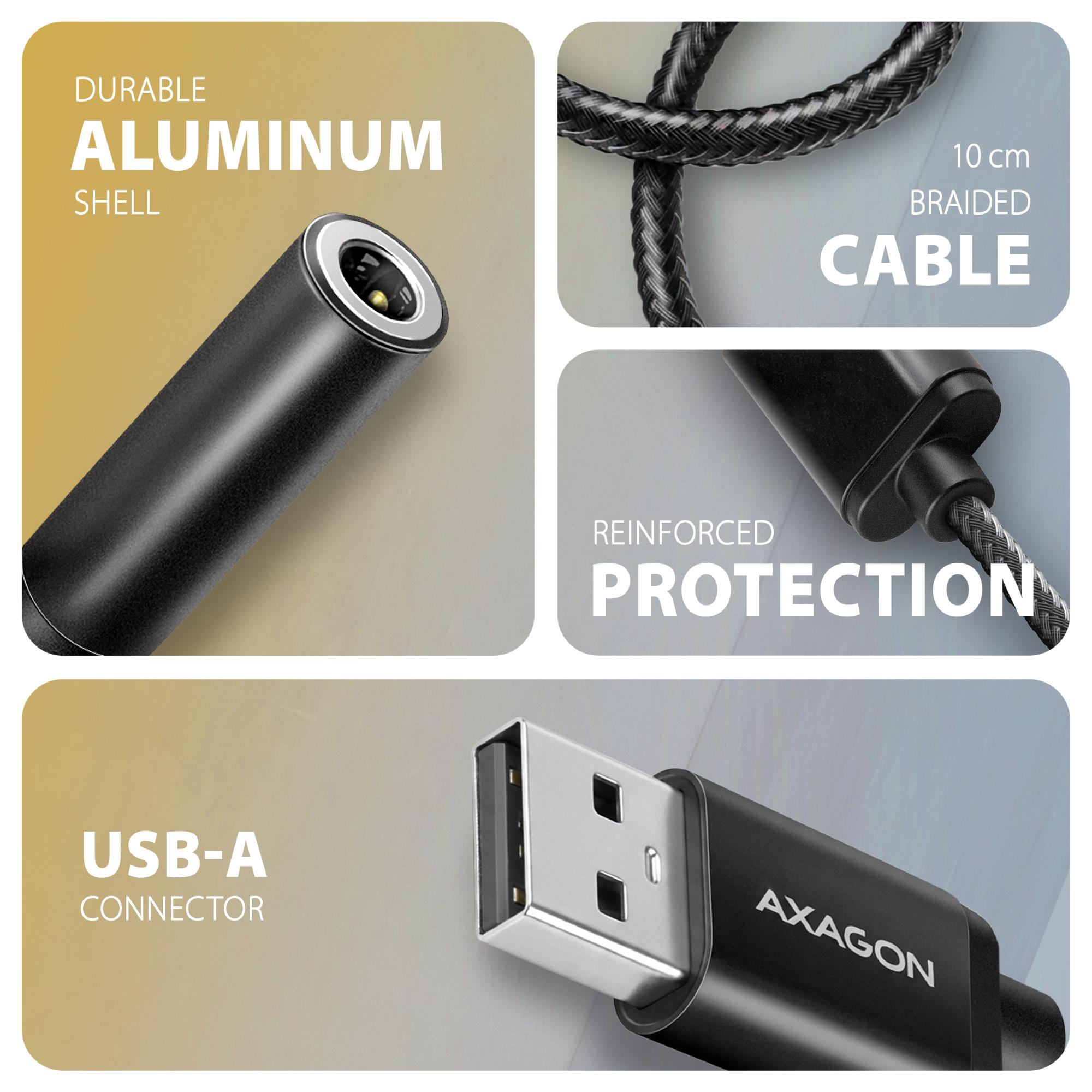 ADAPTER USB-C TO AUDIO 3.5MM/DAC 0.1M ADA-HA AXAGON - Image 6