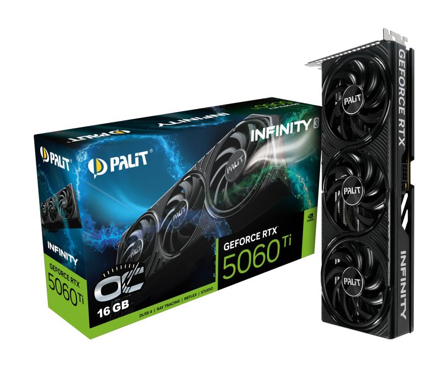 Graphics Card PALIT NVIDIA GeForce RTX 5060 Ti 2407 MHz 16 GB GDDR7 128 bit PCI Express 5.0 Active NE7506TS19T1-GB2061S - Image 11
