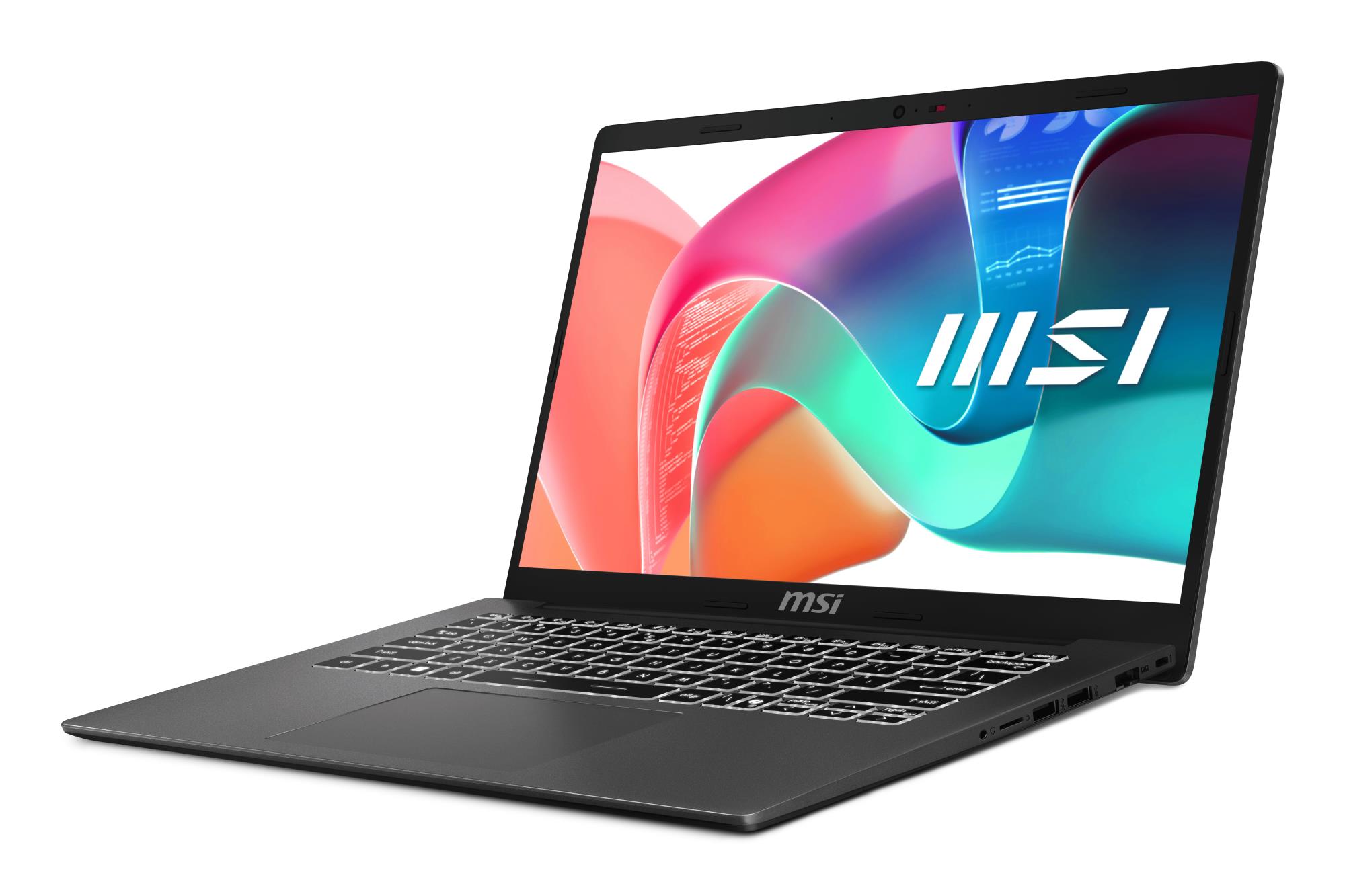 Notebook MSI Modern 14 F1MG-867NL CPU Intel Core 7 150U 14 " 1920 x 1080 pixels RAM 16 GB DDR4-SDRAM SSD 512 GB Discrete graphics Not available On-board graphics Yes OS installed Windows 11 Home Colour Silver Weight 1.5 kg 3200 MHz MODERN14F1MG-867NL - Image 2