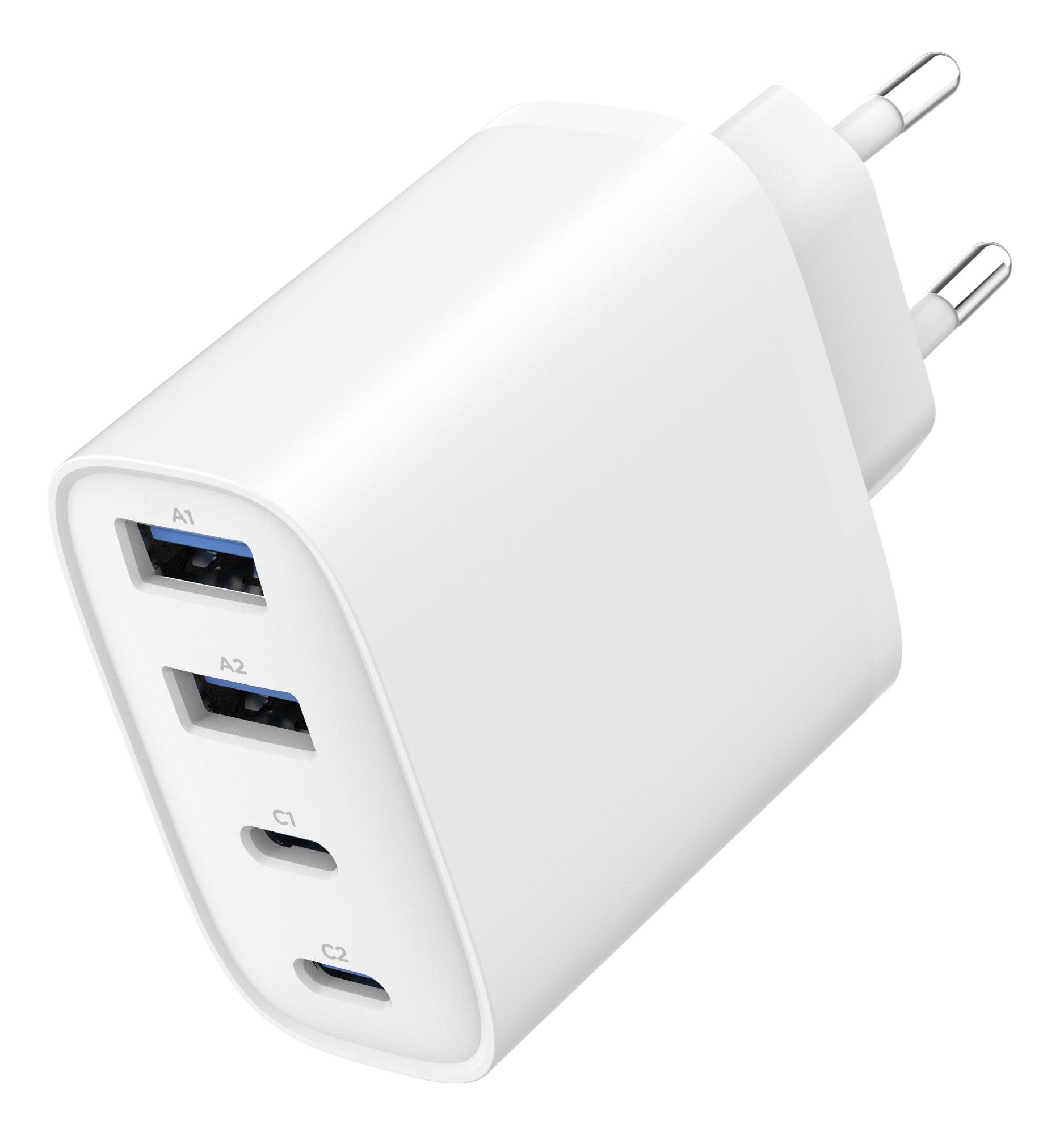 CHARGER USB UNIVERSAL 4P 40W/TA-UC-2A2C-PD40-01-W GEMBIRD - Image 2