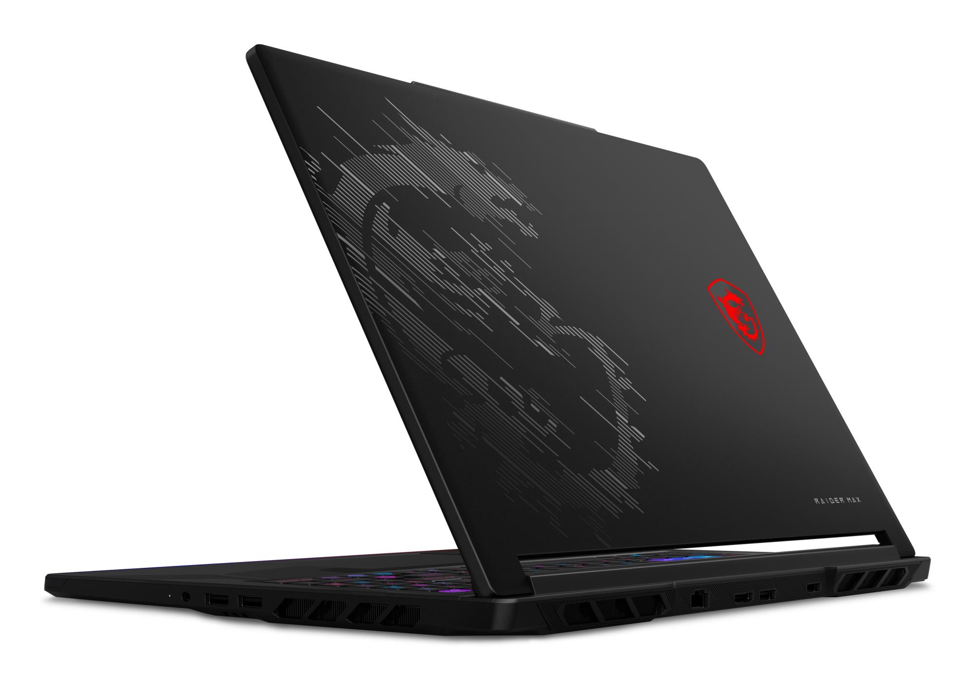 Notebook MSI Raider 16 Max HX B2WJ-038NL CPU Intel Core Ultra 9 290HX Plus 16 " 2560 x 1600 pixels RAM 32 GB DDR5-SDRAM SSD 1000 GB Discrete graphics NVIDIA GeForce RTX 5090 24 GB On-board graphics Yes Numeric keypad Yes OS installed Windows 11 Home Colour Black Weight 2.7 kg 5600 MHz RAIDER16MAXHXB2WJ-038NL - Image 4