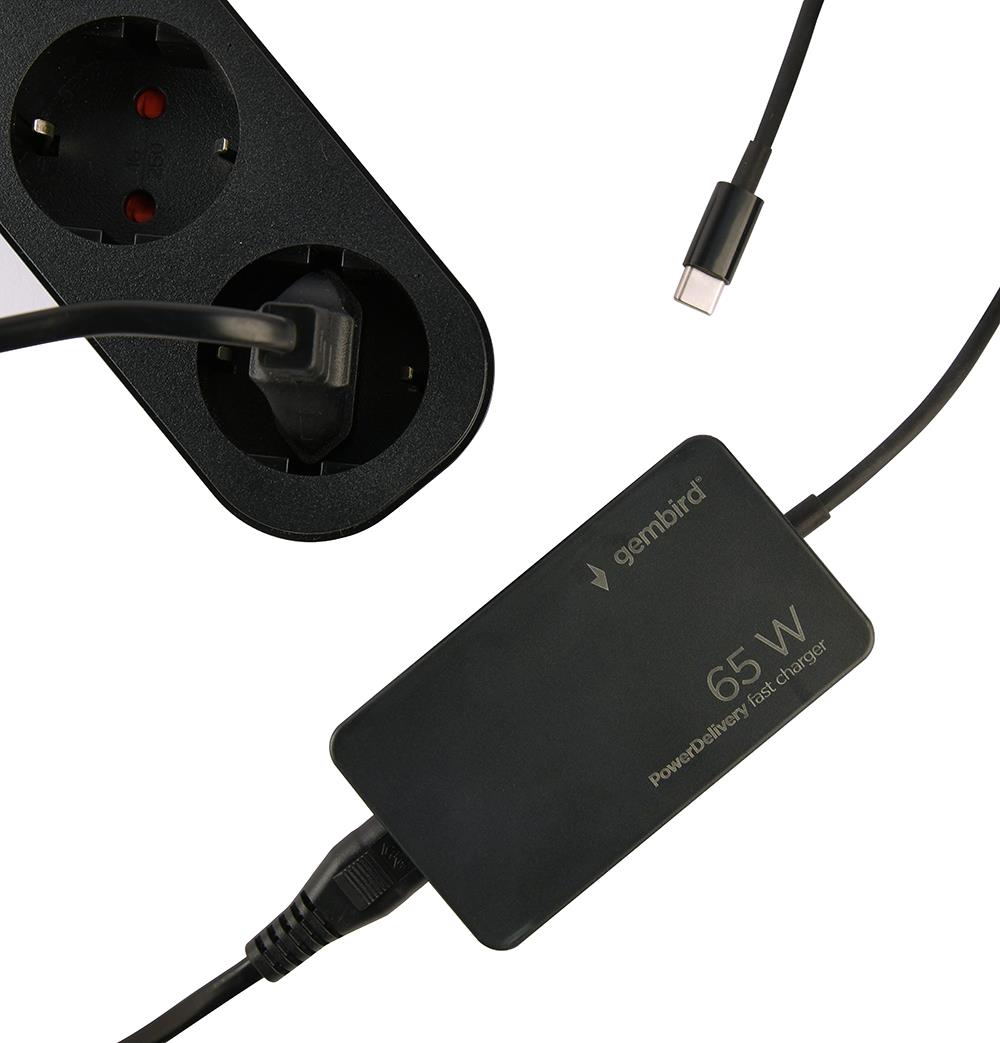 NB ACC AC ADAPTER 65W/NPA-AC-PDQC65-01 GEMBIRD - Image 6
