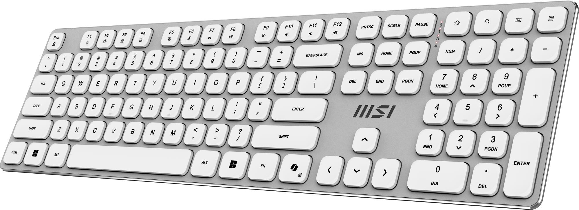 KEYBOARD +MOUSE/FORGE K210 W COMBO WHITE MSI - Image 3