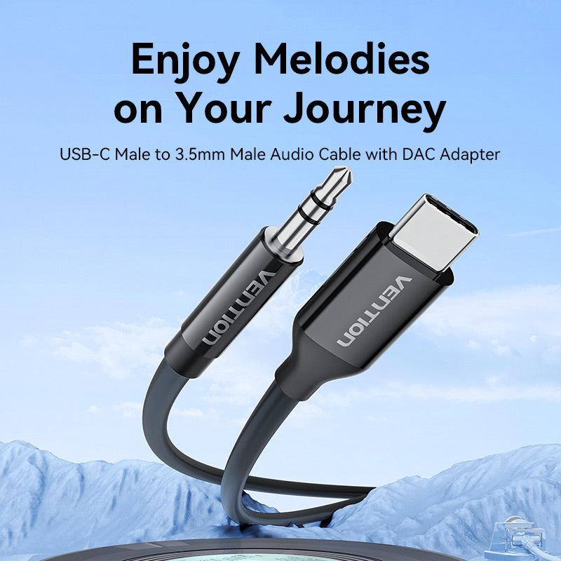 ADAPTER USB-C TO AUDIO 3.5MM/MALE 1.5M BIFBF VENTION - Image 3