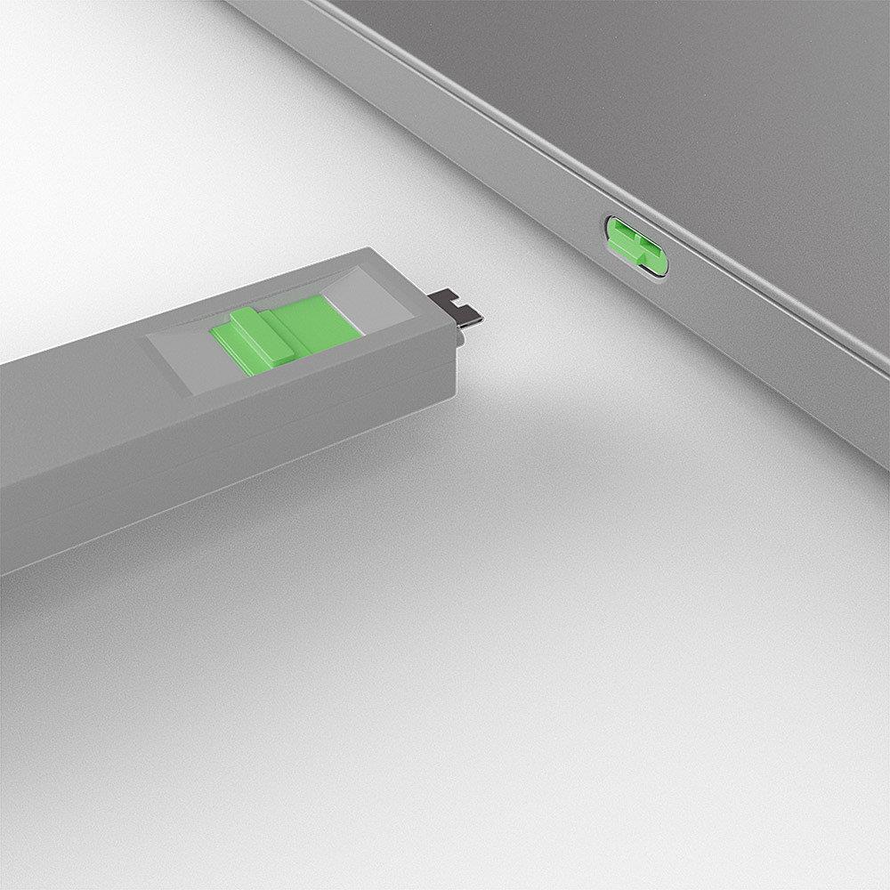 USB PORT TYPE-C BLOCKER 4PACK/GREEN 40426 LINDY - Image 9