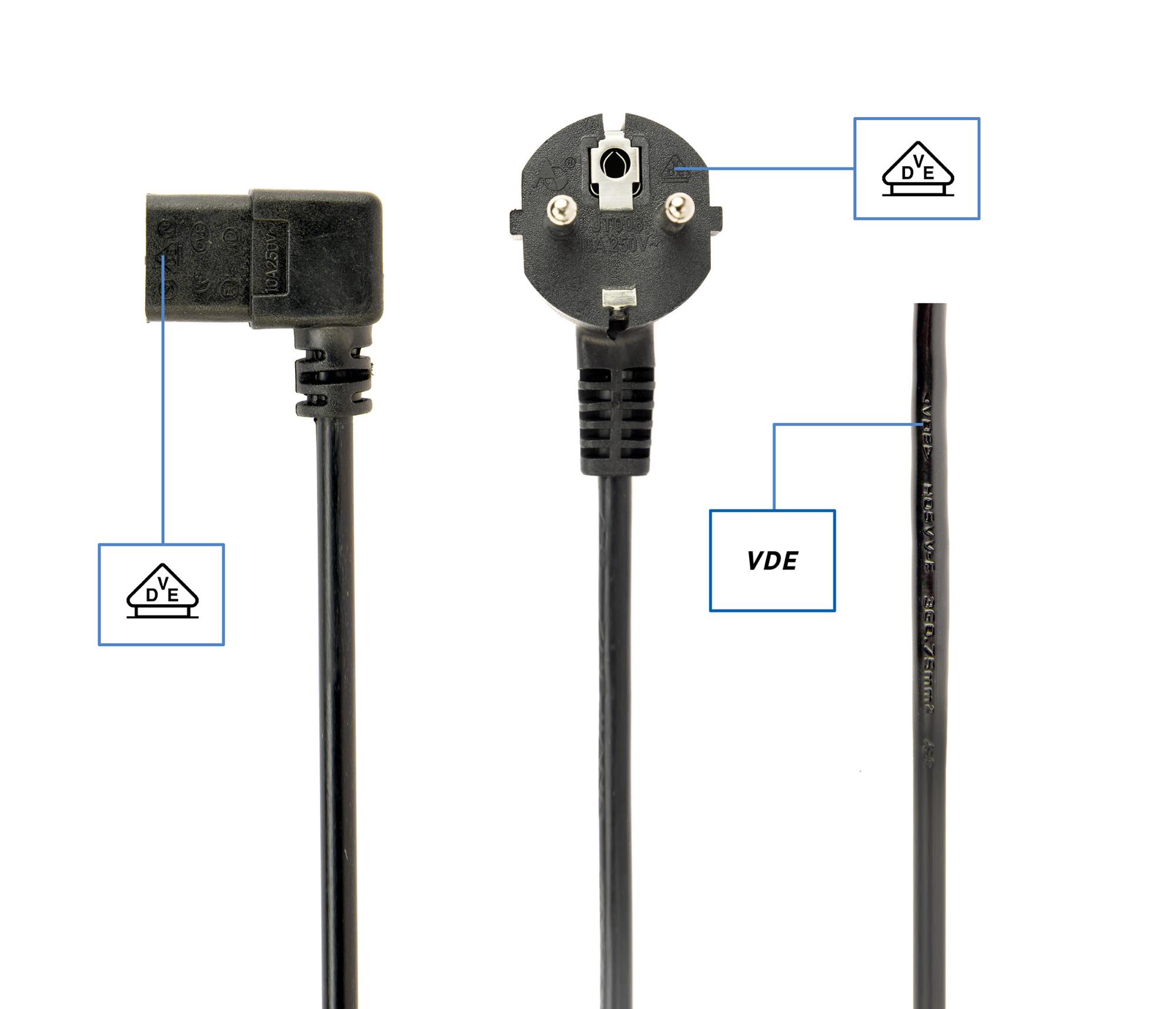 CABLE POWER ANGLED C13 1.8M/PC-186A-075-1.8M GEMBIRD - Image 4