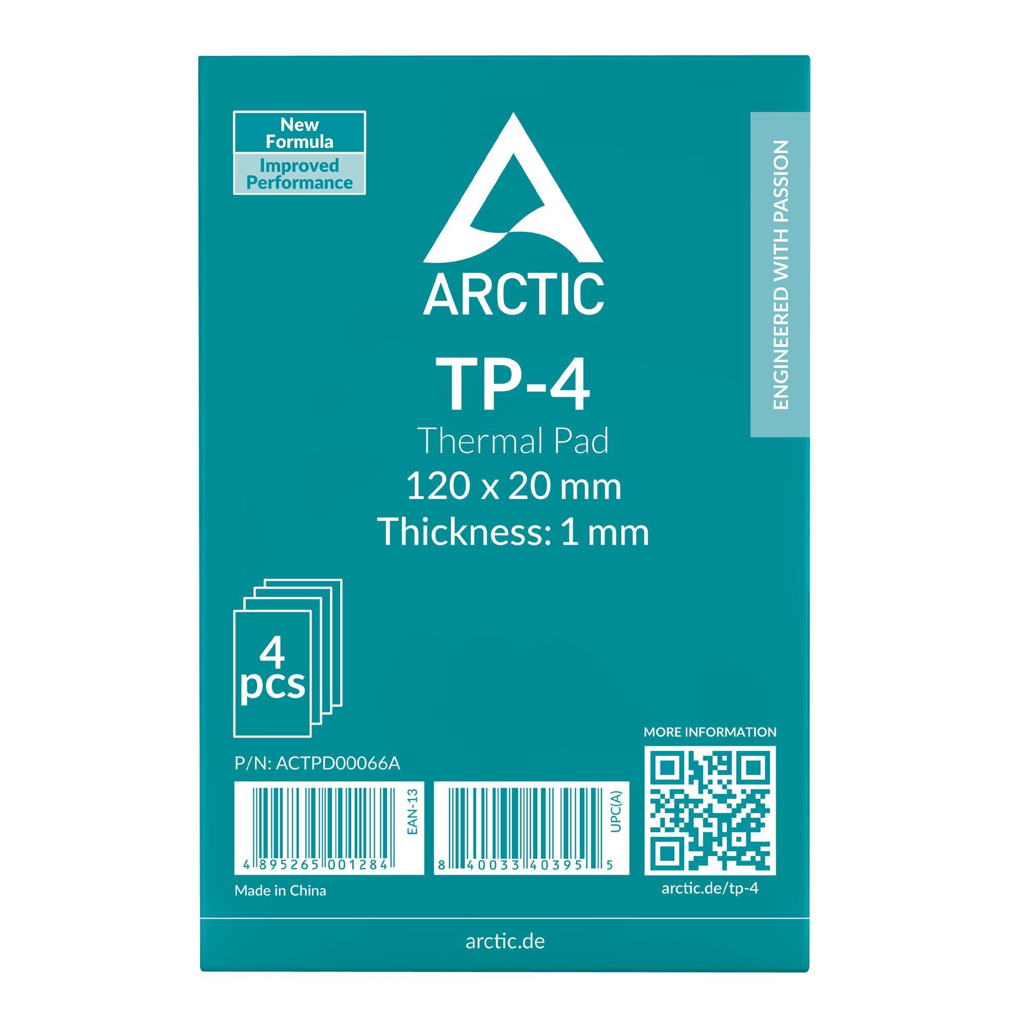 CPU COOLER ACC THERMAL PAD 4PK/120X20X1.0 ACTPD00066A ARCTIC - Image 3