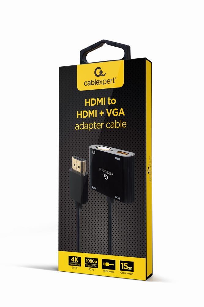I/O ADAPTER HDMI TO HDMI/VGA/A-HDMIM-HDMIFVGAF-01 GEMBIRD - Image 6