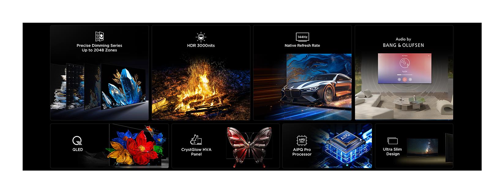 TV Set TCL 50 " 4K Ultra HD 3840 x 2160 pixels Flat 16:9 QD-Mini LED 50C7K - Image 6
