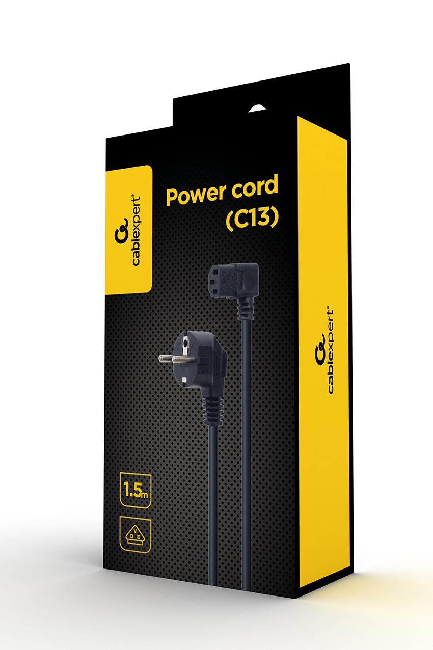 CABLE POWER ANGLED VDE 1.5M/PC-186A-VDE1B-1.5M GEMBIRD - Image 4