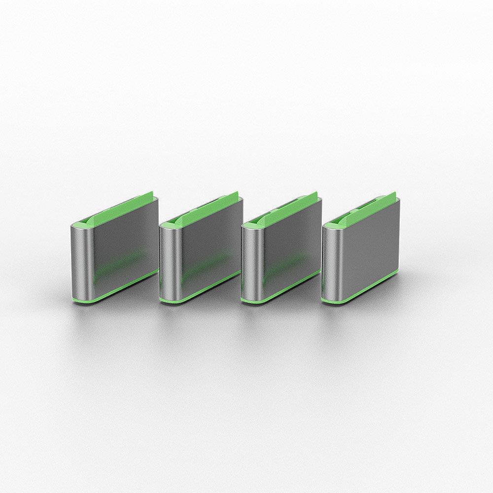 USB PORT TYPE-C BLOCKER 4PACK/GREEN 40426 LINDY - Image 7