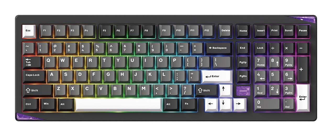 KEYBOARD WRL GEM 02 VIA/BLACK/SIL. 6978414650828 AKKO - Image 3