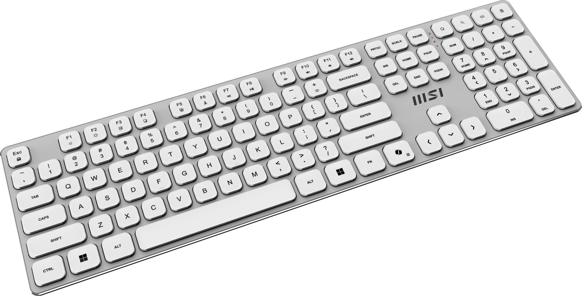 KEYBOARD +MOUSE/FORGE K210 W COMBO WHITE MSI - Image 5