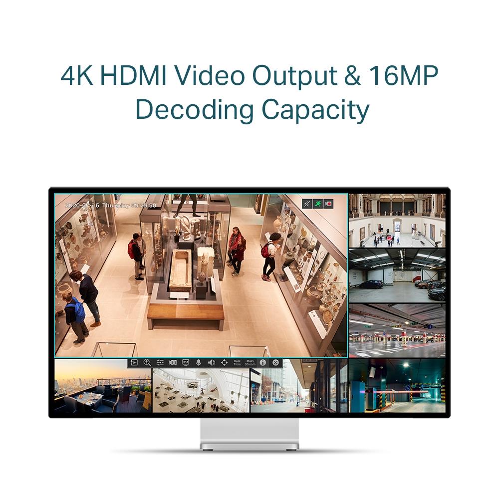 NET VIDEO RECORDER 4CH POE+/VIGI NVR1004H-4P TP-LINK - Image 8