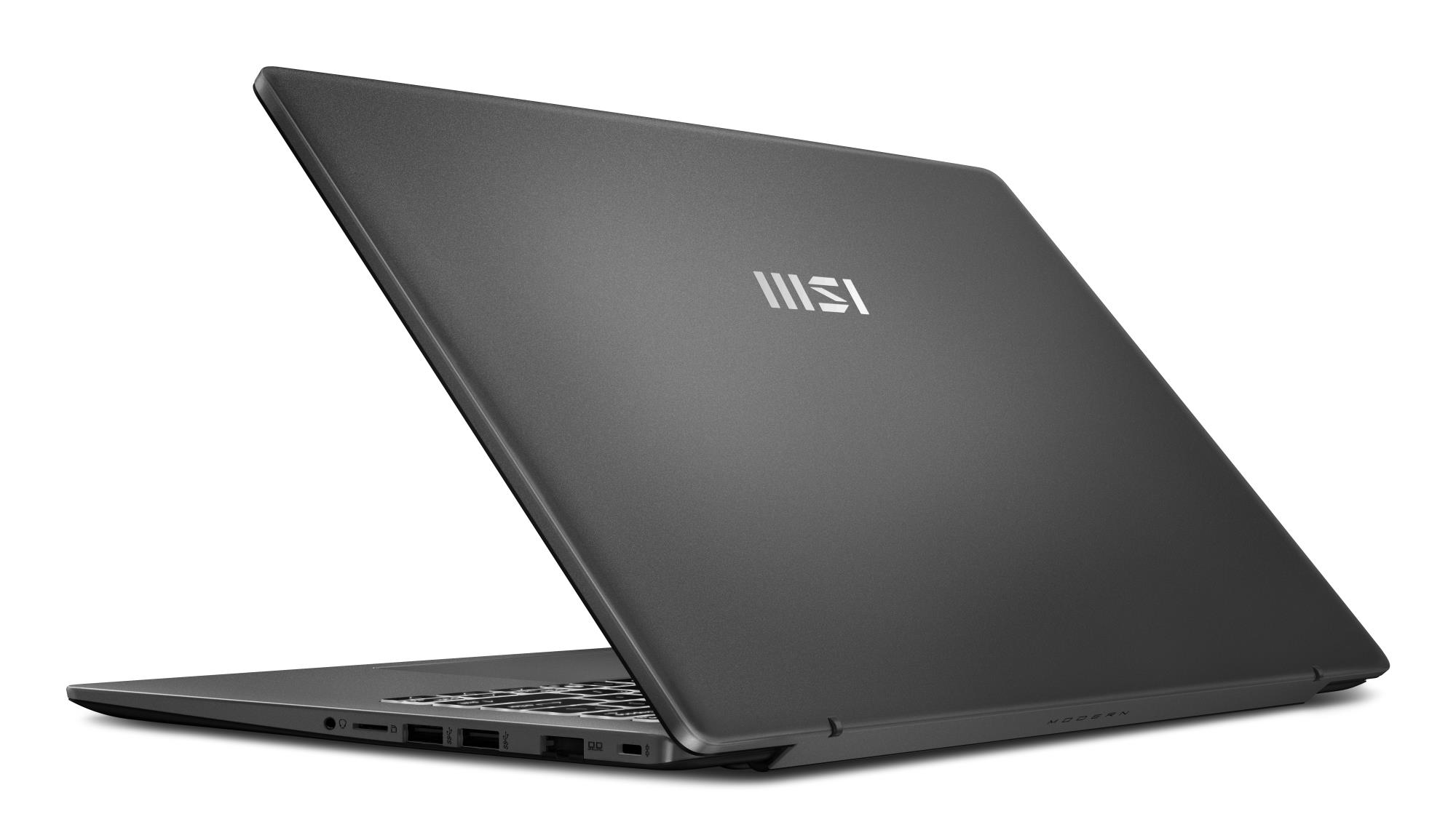 Notebook MSI Modern 14 F1MG-867NL CPU Intel Core 7 150U 14 " 1920 x 1080 pixels RAM 16 GB DDR4-SDRAM SSD 512 GB Discrete graphics Not available On-board graphics Yes OS installed Windows 11 Home Colour Silver Weight 1.5 kg 3200 MHz MODERN14F1MG-867NL - Image 4
