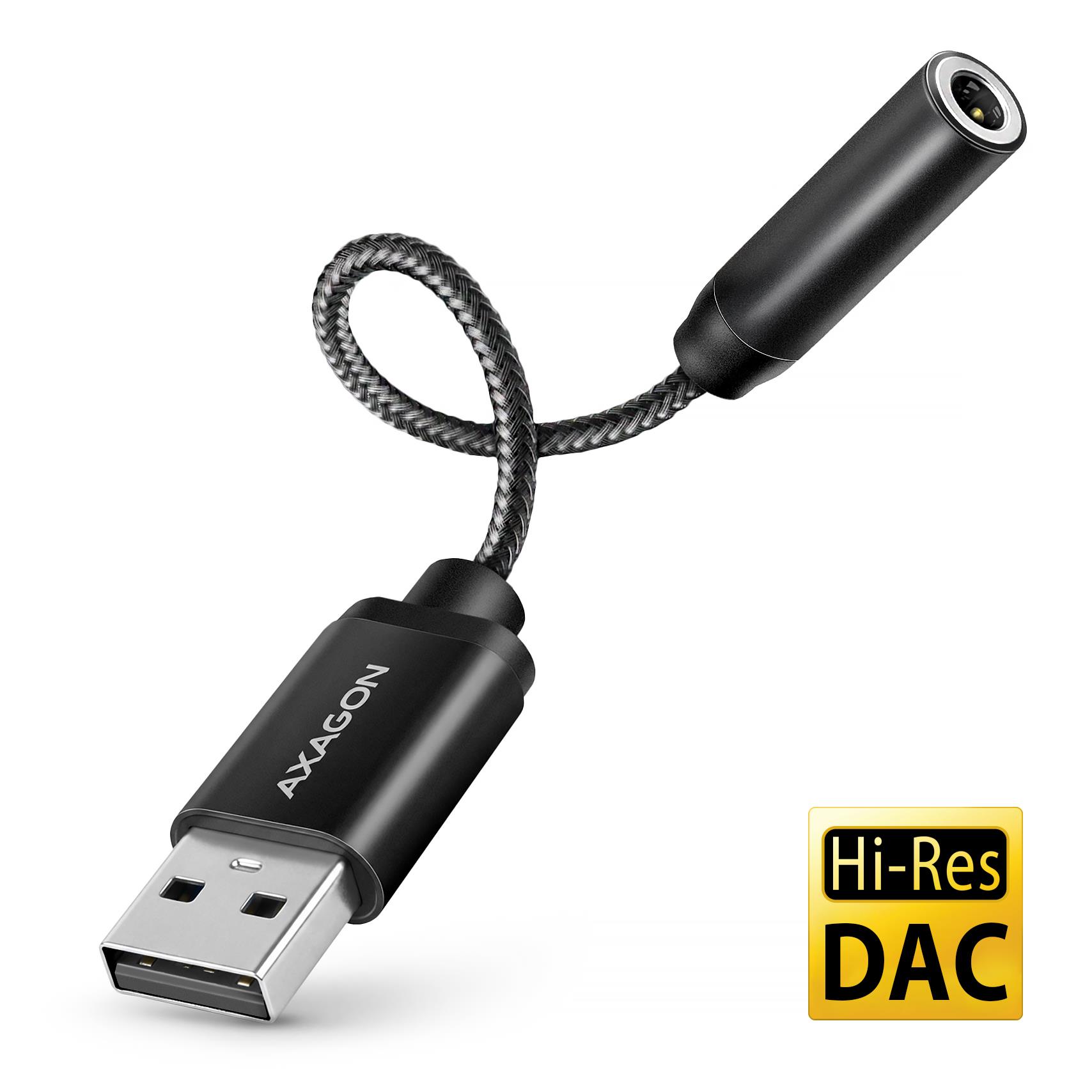ADAPTER USB-C TO AUDIO 3.5MM/DAC 0.1M ADA-HA AXAGON - Image 4