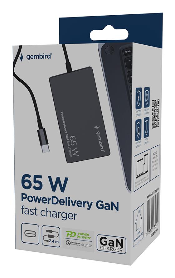 NB ACC AC ADAPTER 65W/NPA-AC-PDQC65-01 GEMBIRD - Image 8
