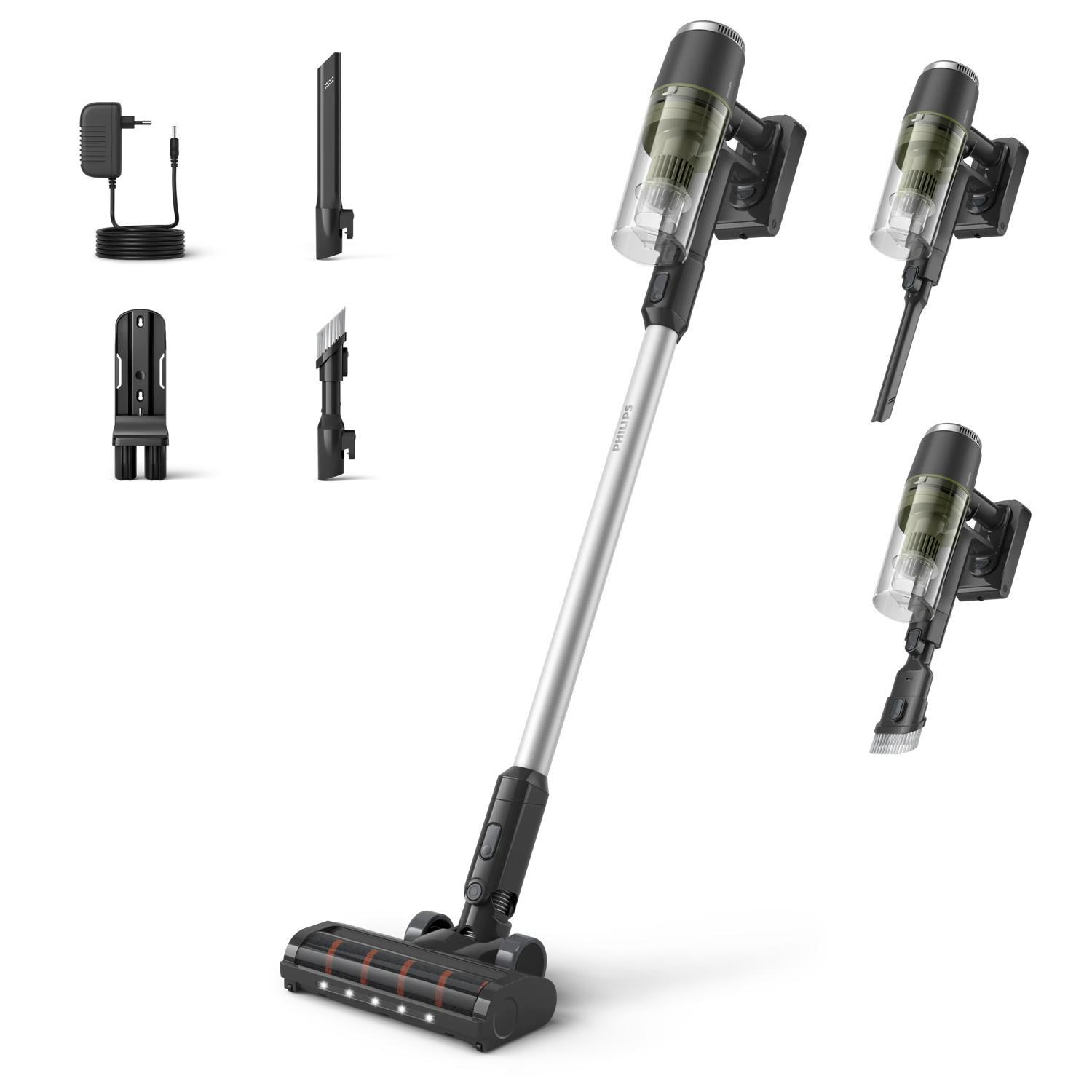 Vacuum Cleaner PHILIPS XC3033/01 Dry Stick vacuum Black/Green Bagless Battery 1.5 kg XC3033/01