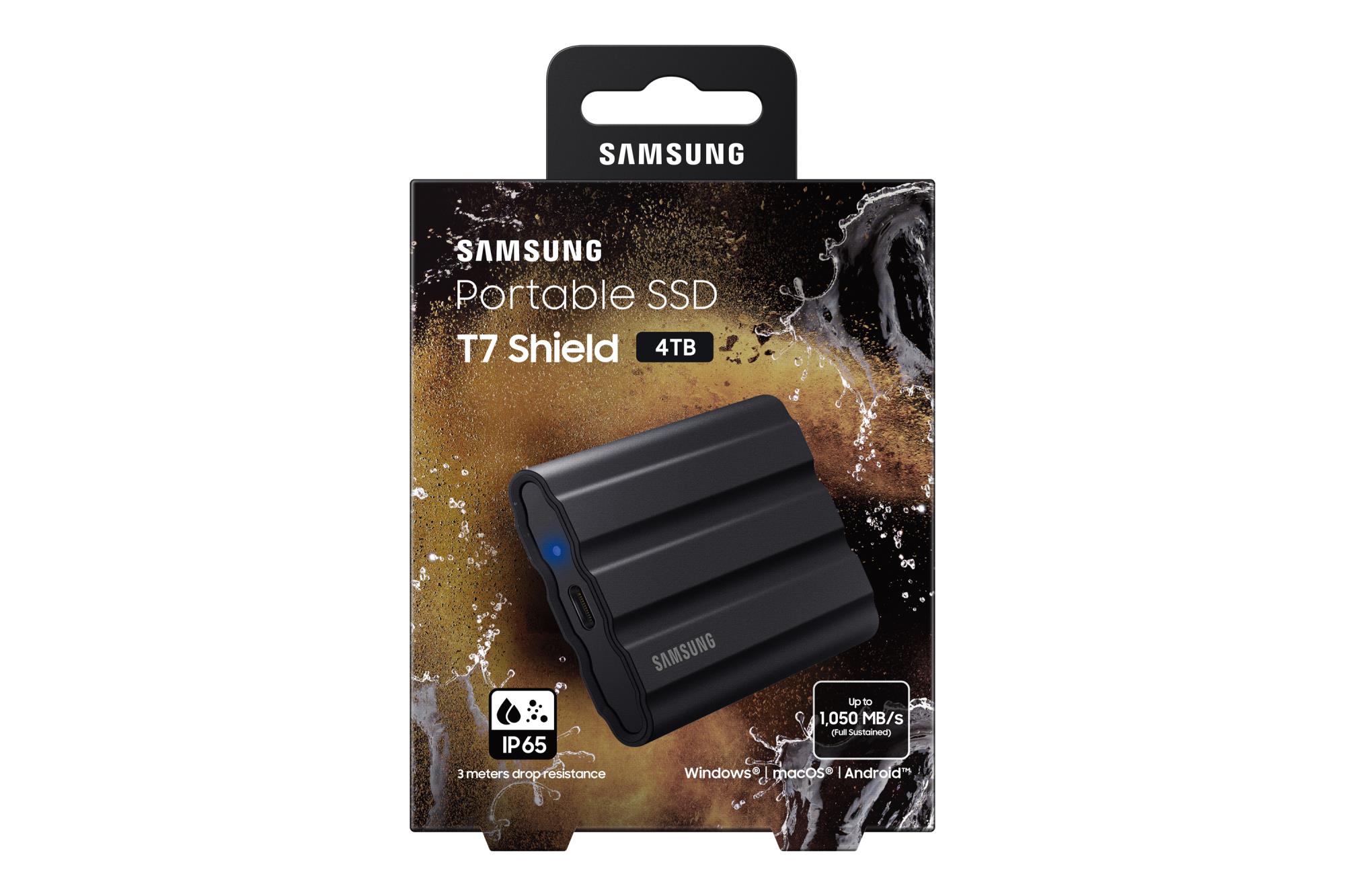 External SSD SAMSUNG T7 4TB USB 3.2 Write speed 1000 MBytes/sec Read speed 1050 MBytes/sec MU-PE4T0S/EU - Image 8