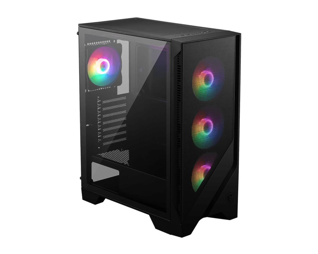 Case MSI MAG FORGE 120A AIRFLOW MidiTower Not included ATX MicroATX MiniITX Colour Black MAGFORGE120AAIRFLOW - Image 2