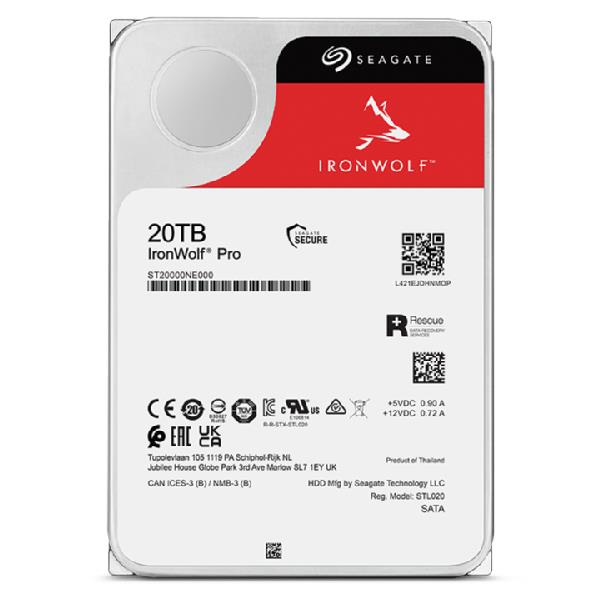 HDD SEAGATE IronWolf Pro 20TB SATA 256 MB 7200 rpm 3,5" ST20000NT001 - Image 4