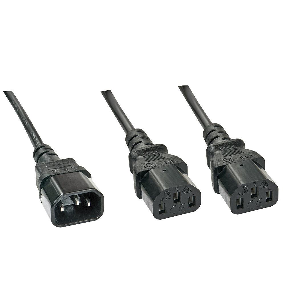 CABLE POWER C14 TO 2 X C13/1M 30363 LINDY - Image 3