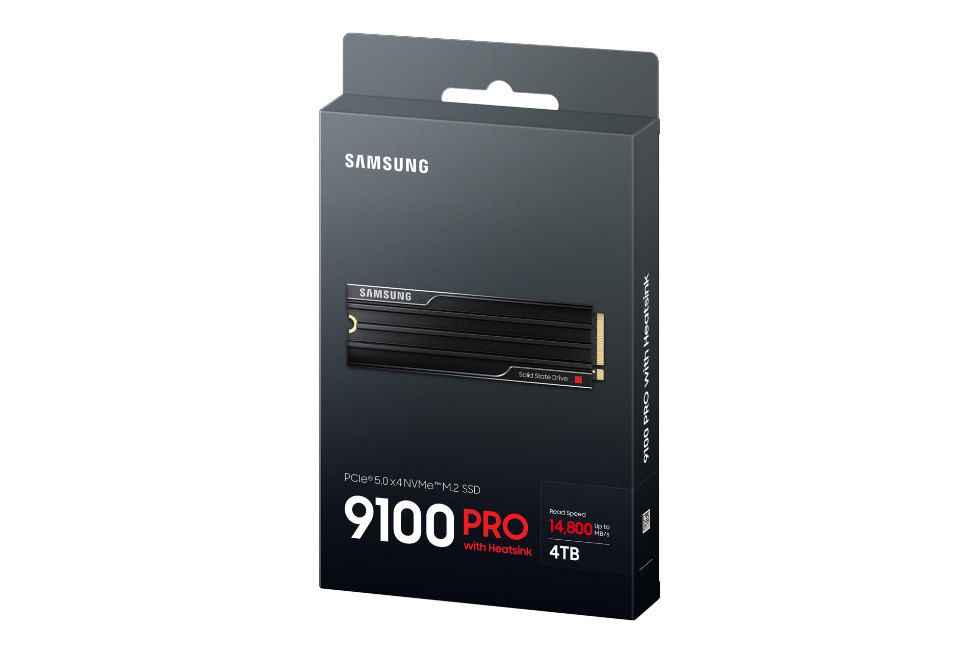 SSD SAMSUNG 9100 PRO 4TB M.2 PCIe Gen5 NVMe TLC Write speed 13400 MBytes/sec Read speed 14800 MBytes/sec 2.38mm TBW 2400 TB MZ-VAP4T0CW - Image 11