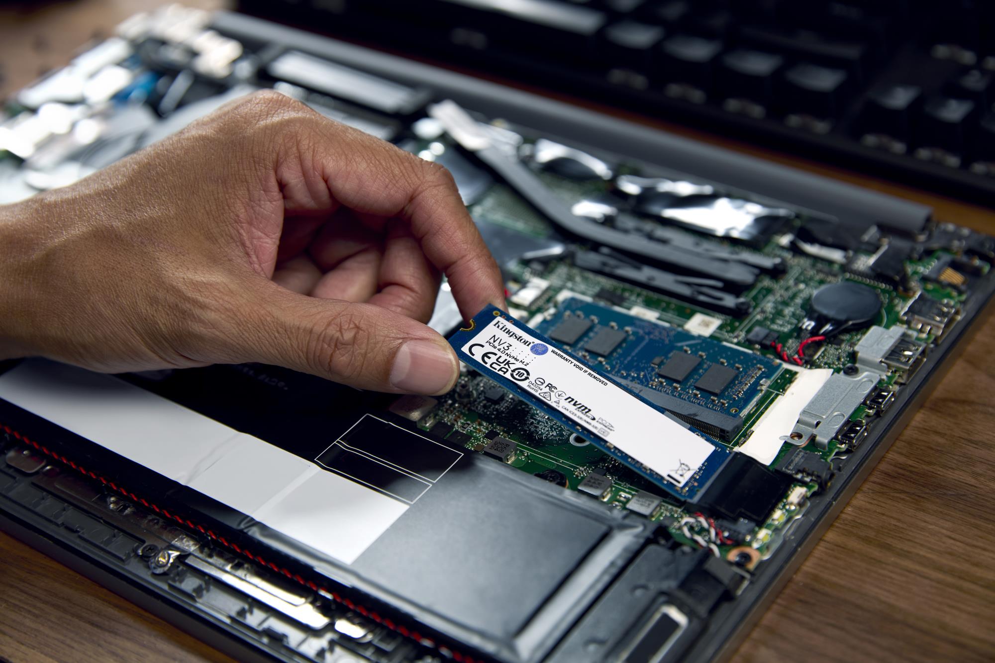 SSD KINGSTON NV3 1TB M.2 PCIE NVMe 3D NAND Write speed 4000 MBytes/sec Read speed 6000 MBytes/sec TBW 320 TB MTBF 200000 hours SNV3S/1000G - Image 10