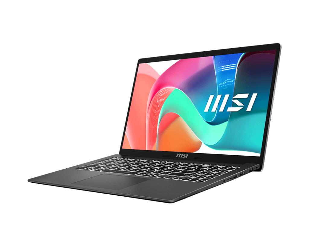 Notebook MSI Modern 15 F13MG CPU Core i5 i5-1334U 1300 MHz 15.6" 1920x1080 RAM 16GB DDR4 SSD 512GB Intel Iris Xe graphics Integrated ENG Card Reader Micro SD Windows 11 Home Silver 1.7 kg MODERN15F13MG-471NL - Image 2