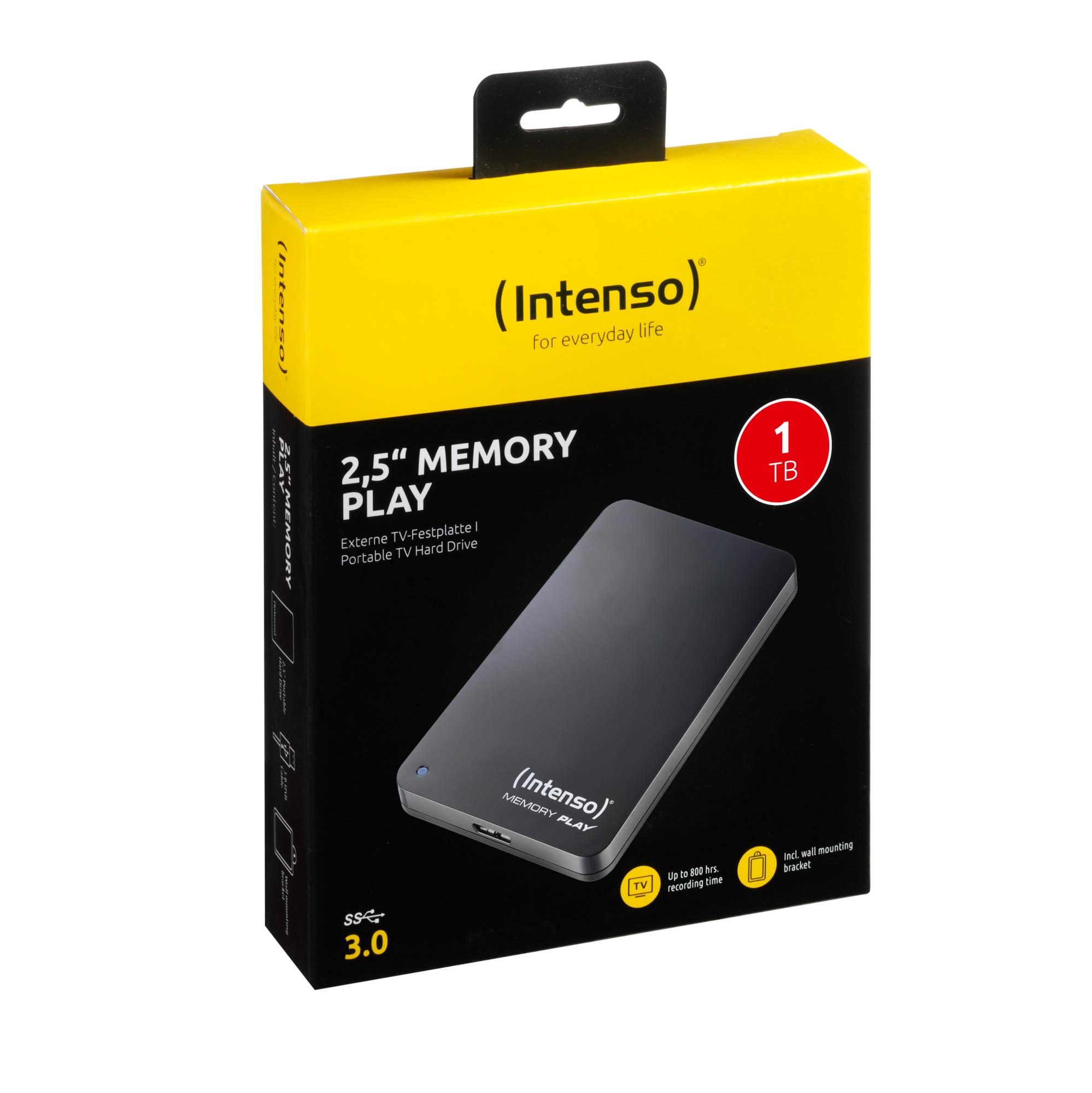 External HDD INTENSO 6021460 1TB USB 3.0 Colour Black 6021460 - Image 6
