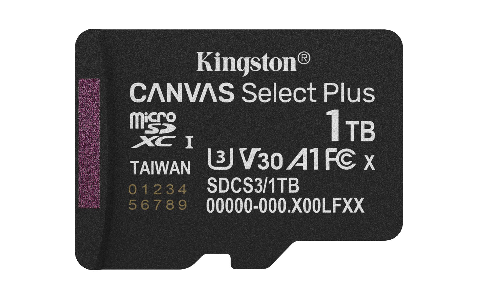 MEMORY MICRO SDXC 1TB UHS-I/W/ADAPTER SDCS3/1TB KINGSTON - Image 3