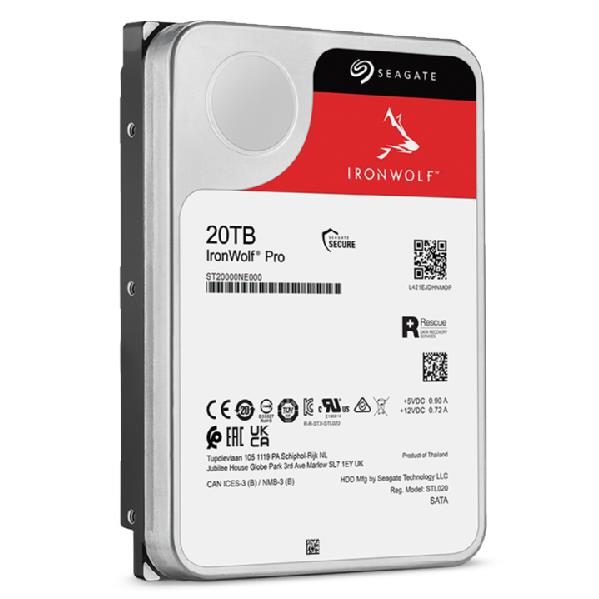 HDD SEAGATE IronWolf Pro 20TB SATA 256 MB 7200 rpm 3,5" ST20000NT001 - Image 6