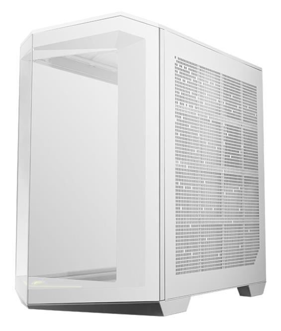 Case MSI MAG PANO 100R PZ MidiTower Case product features Transparent panel ATX MicroATX MiniITX Colour White MAGPANO100RPZWHITE - Image 2