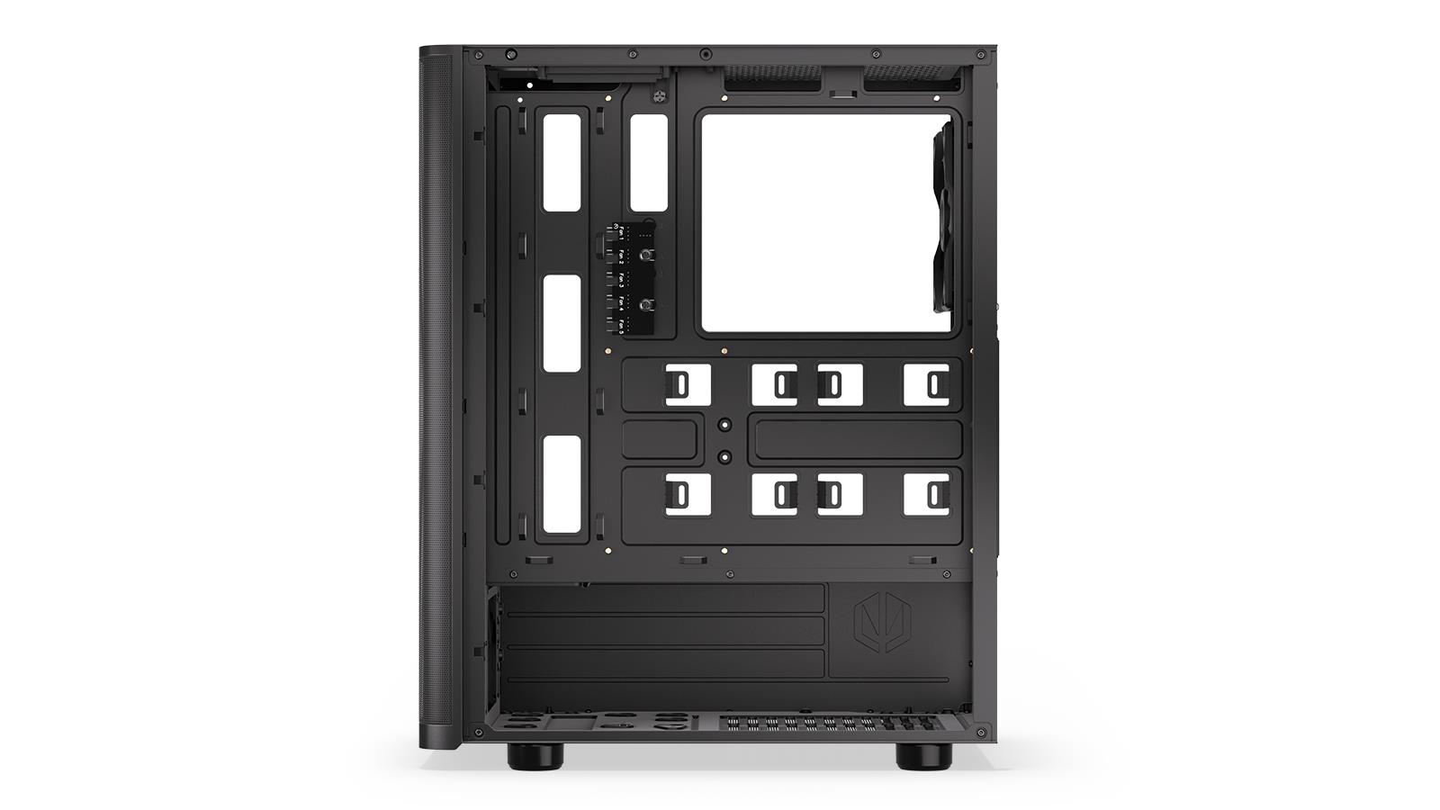 Case ENDORFY Ventum 200 Air MicroTower Case product features Transparent panel Not included ATX MicroATX MiniITX Colour Black EY2A002 - Image 15