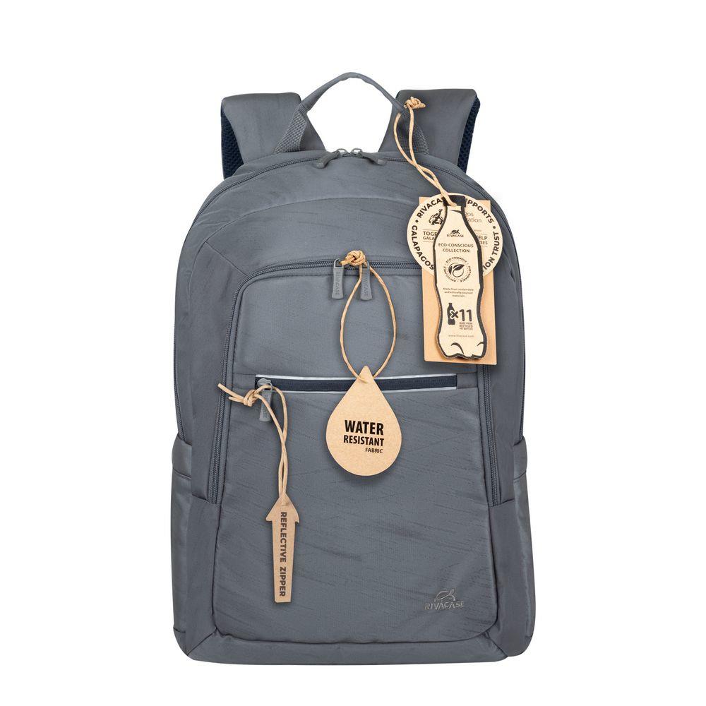 NB BACKPACK ALPENDORF ECO 16"/7561 GREY RIVACASE - Image 2
