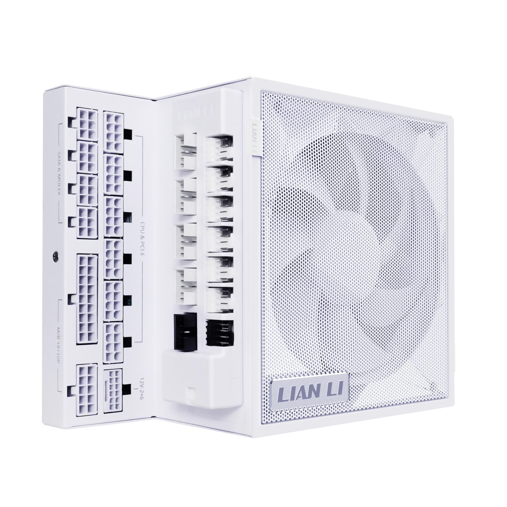 Power Supply LIAN LI EDGE GOLD 1200 1200 Watts Efficiency 80 PLUS GOLD PFC Active G9P.EG1200G.WH00.EU - Image 6