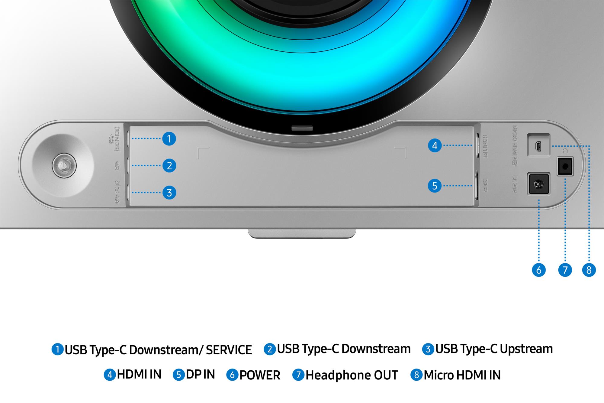 Monitor SAMSUNG Odyssey G9 G93SD 49" Gaming/Curved Panel OLED 5120x1440 32:9 240 Hz 0.03 ms Colour White LS49DG934SUXEN - Image 13