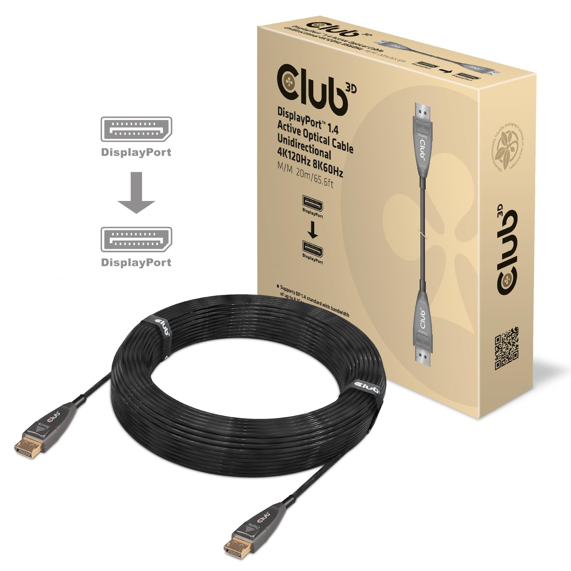 CABLE DP 20M/M/M CAC-1079 CLUB3D - Image 2