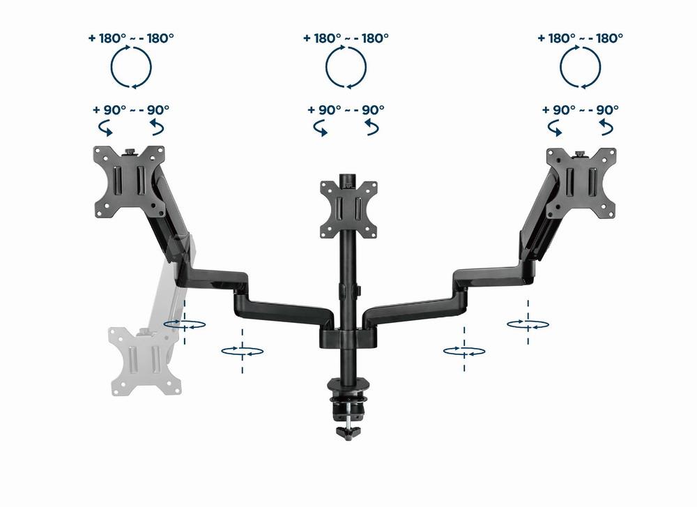 DISPLAY ACC MOUNTING ARM/17-27" MA-DA3-01 GEMBIRD - Image 16