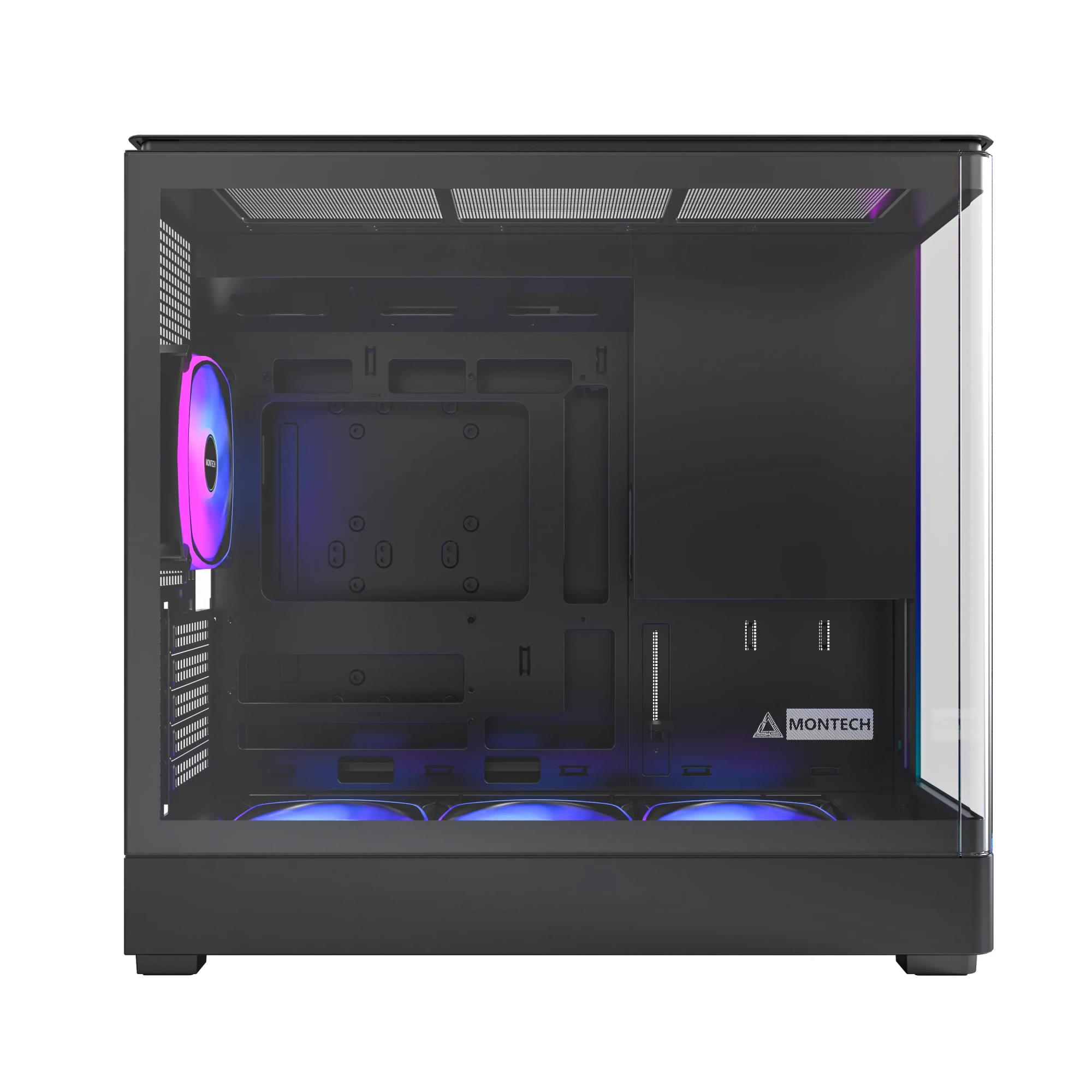 Case MONTECH micro ATX/Mini-ITX Black Midi Tower PC KING 15 PRO KING15PRO(B) - Image 4