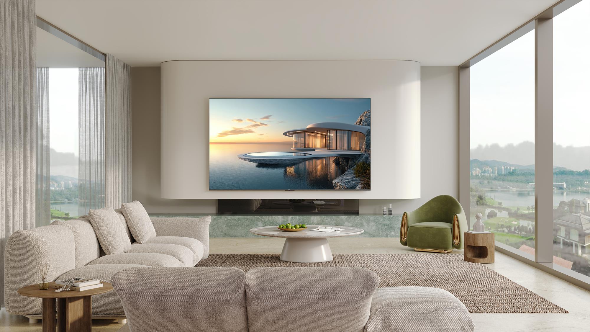 TV Set TCL 115 " 4K Ultra HD 3840 x 2160 pixels Flat 16:9 QD-Mini LED 115C7K - Image 2
