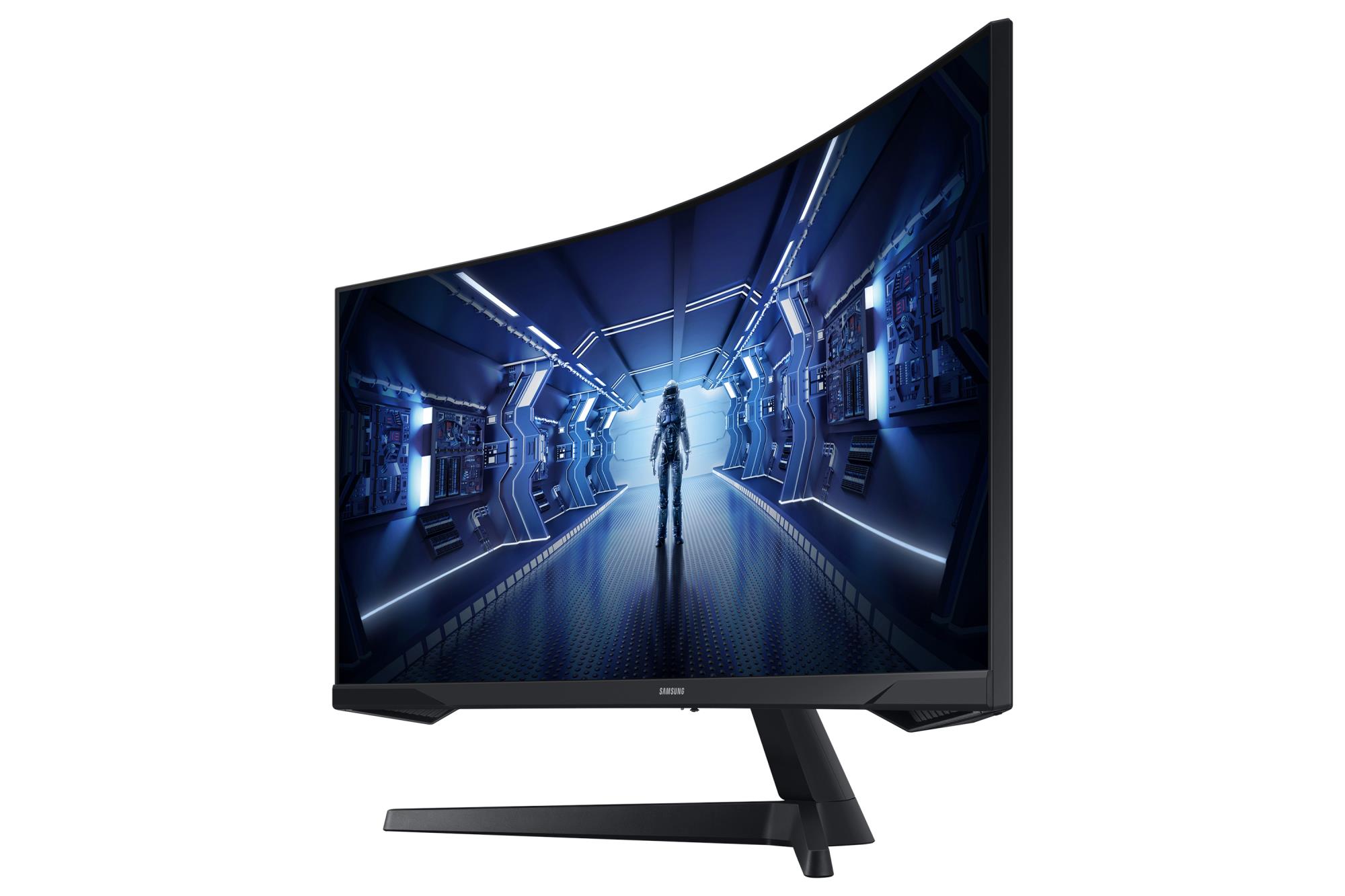 LCD Monitor SAMSUNG Odyssey G5 34" Gaming/Curved/21 : 9 Panel VA 3440x1440 21:9 1 ms Tilt Colour Black LC34G55TWWPXEN - Image 5
