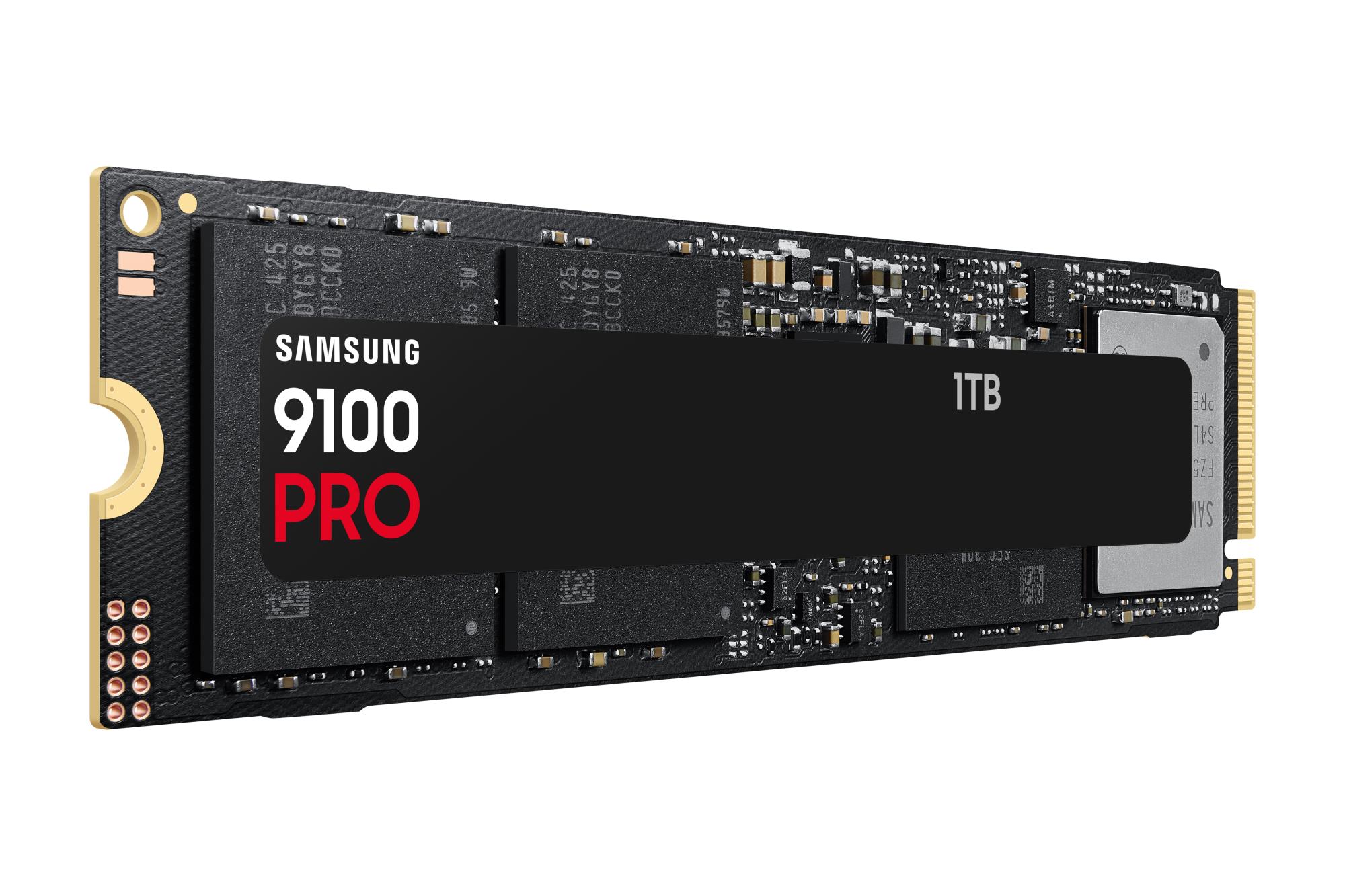 SSD SAMSUNG 9100 PRO 1TB M.2 PCIe Gen5 NVMe TLC Write speed 13300 MBytes/sec Read speed 14700 MBytes/sec 2.38mm TBW 600 TB MZ-VAP1T0BW - Image 4